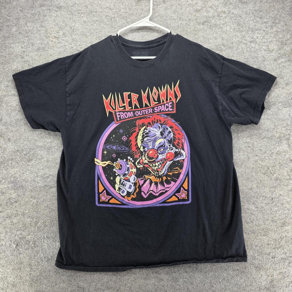 Killer Klowns From Outer Space Shirt Mens M Black Short Sleeve Crewneck Tagless